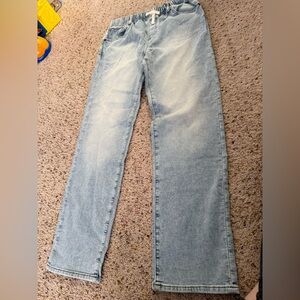 NWT Gap Boys 14/16 husky light wash sweat pant pull on jeans